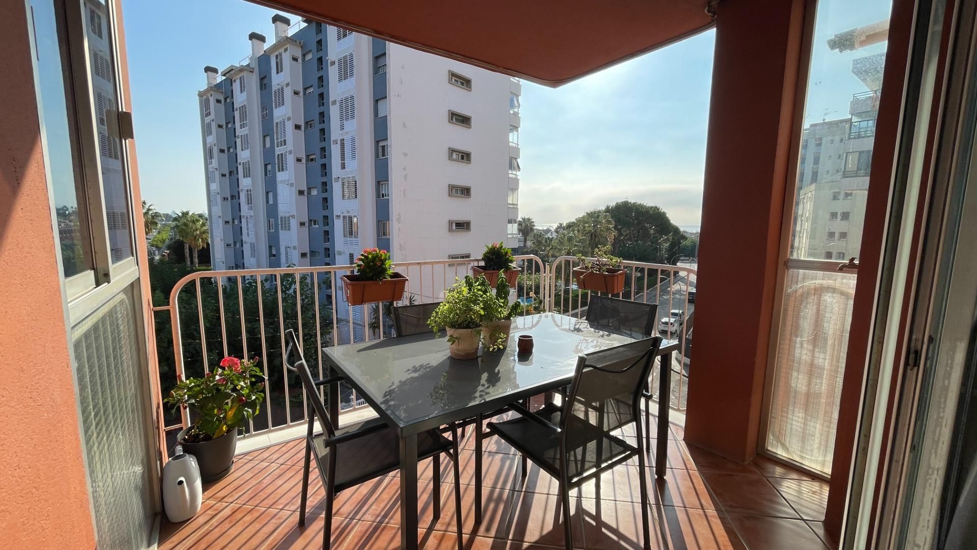 Terrace of Flat to rent in Vilassar de Mar  with Heating, Parquet flooring and Terrace