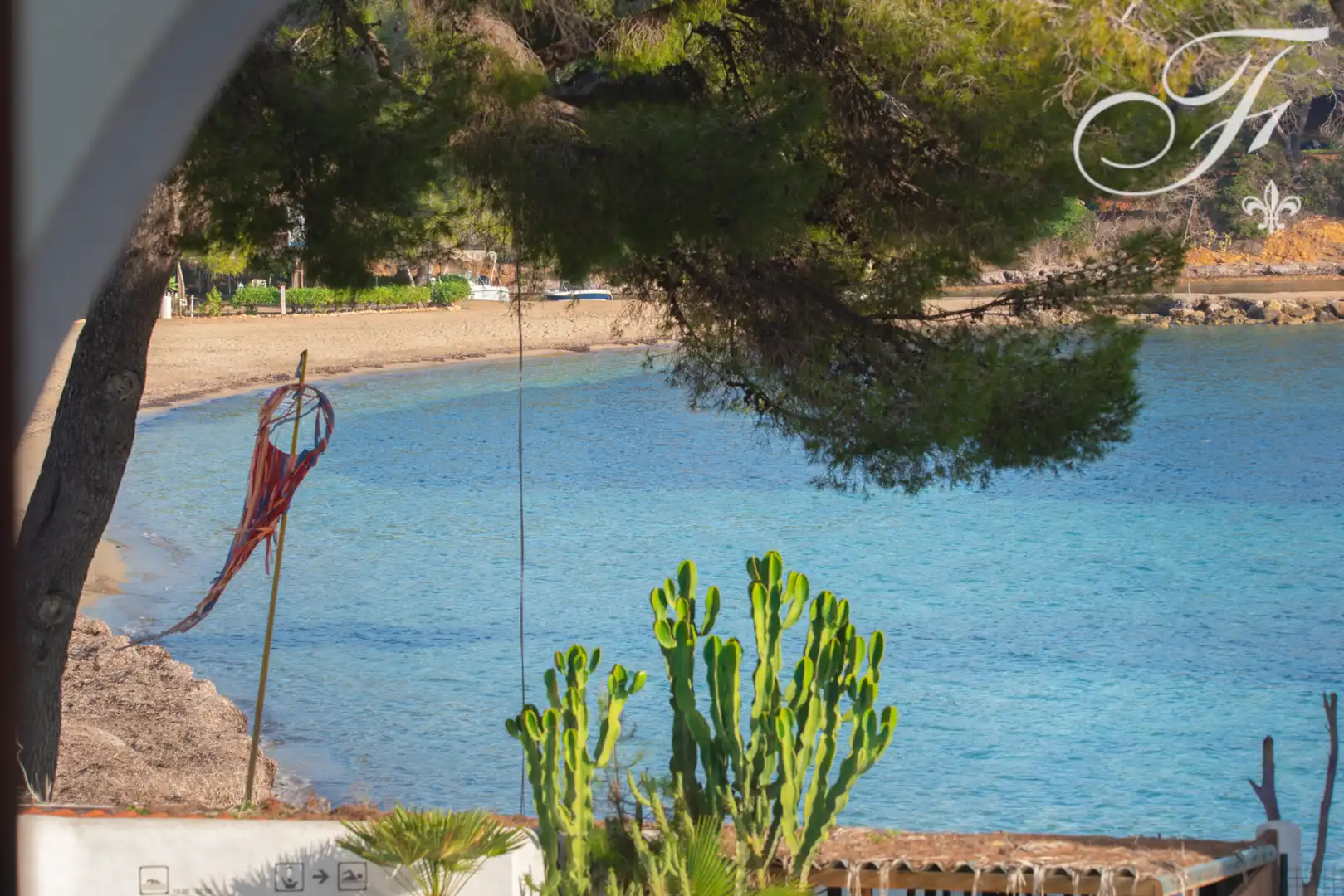 Jardín de Apartamento en venta en Santa Eulària des Riu con Aire acondicionado, Terraza y Piscina comunitaria