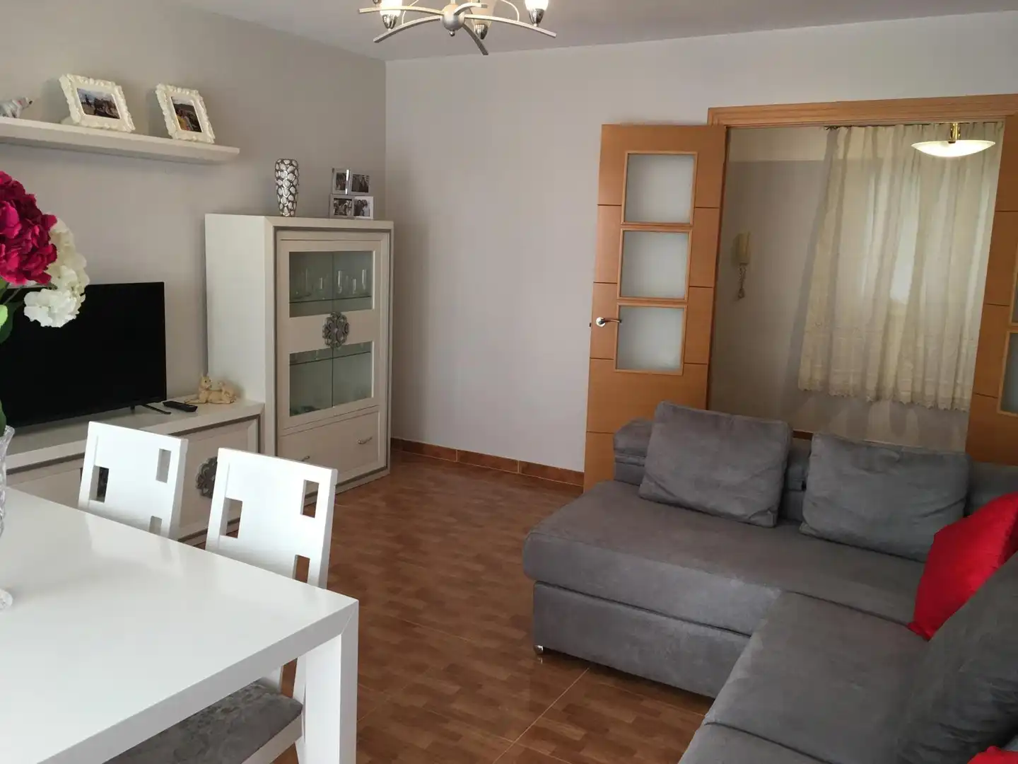 Sala de estar de Piso en venta en El Ejido con Balcón