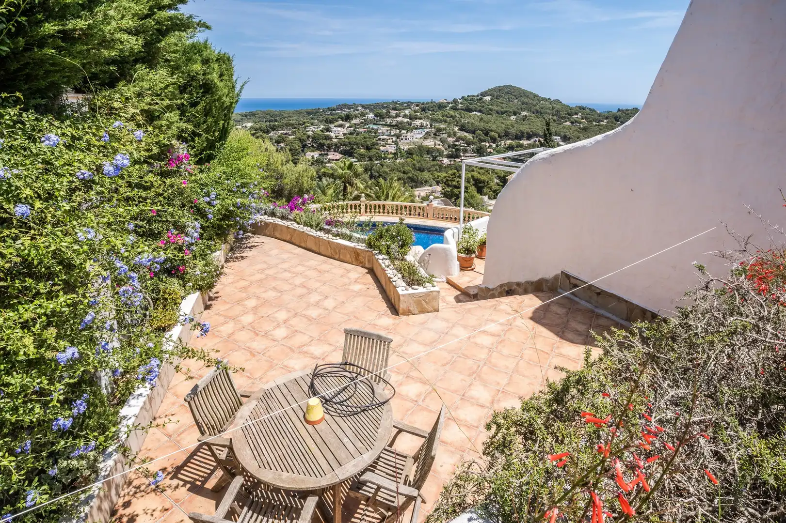 Terraza de Casa o chalet en venta en Jávea / Xàbia con Aire acondicionado, Calefacción y Jardín privado
