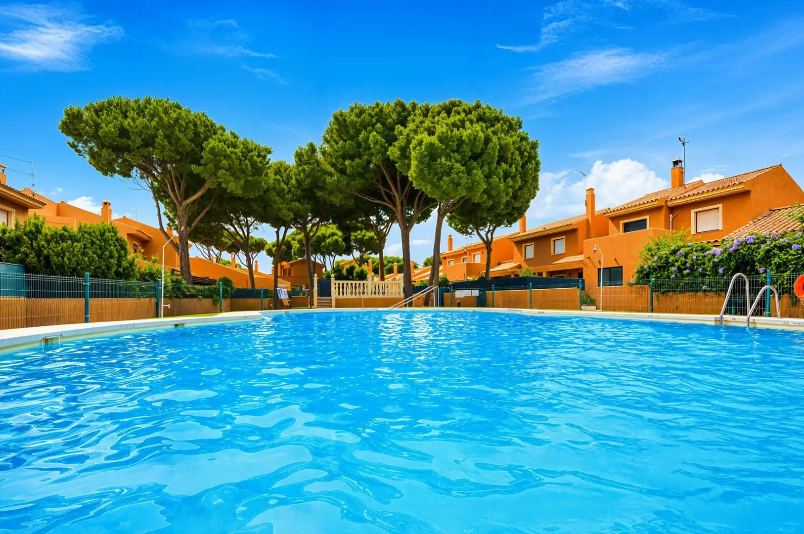 Piscina de Casa adosada en venda en Chiclana de la Frontera amb Jardí privat, Terrassa i Piscina comunitària
