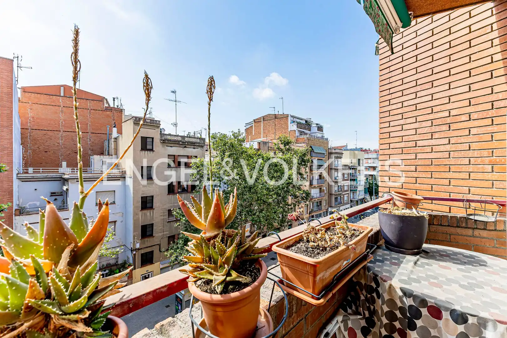 Balcony of Flat for sale in Barcelona  with Air Conditioner, Heating and Furnished