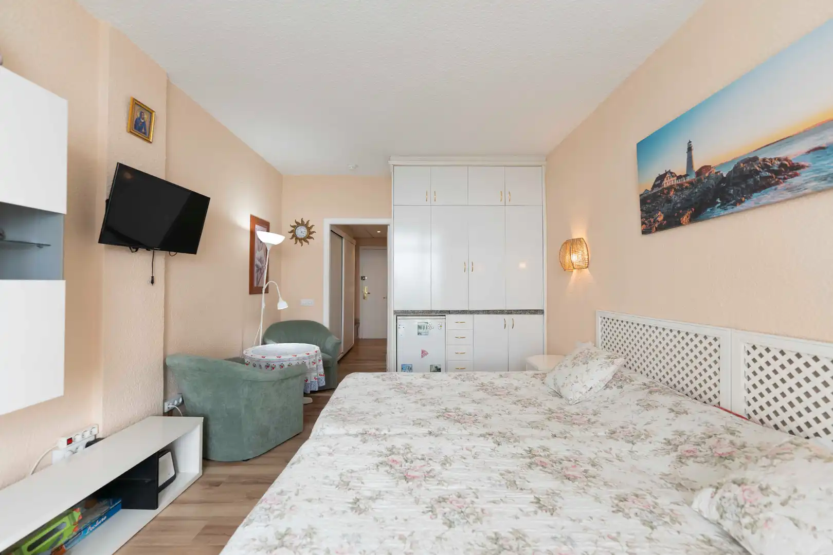 Schlafzimmer von Wohnung zum Verkauf in Los Realejos mit Möbliert, Balkon und Gemeinschaftspool