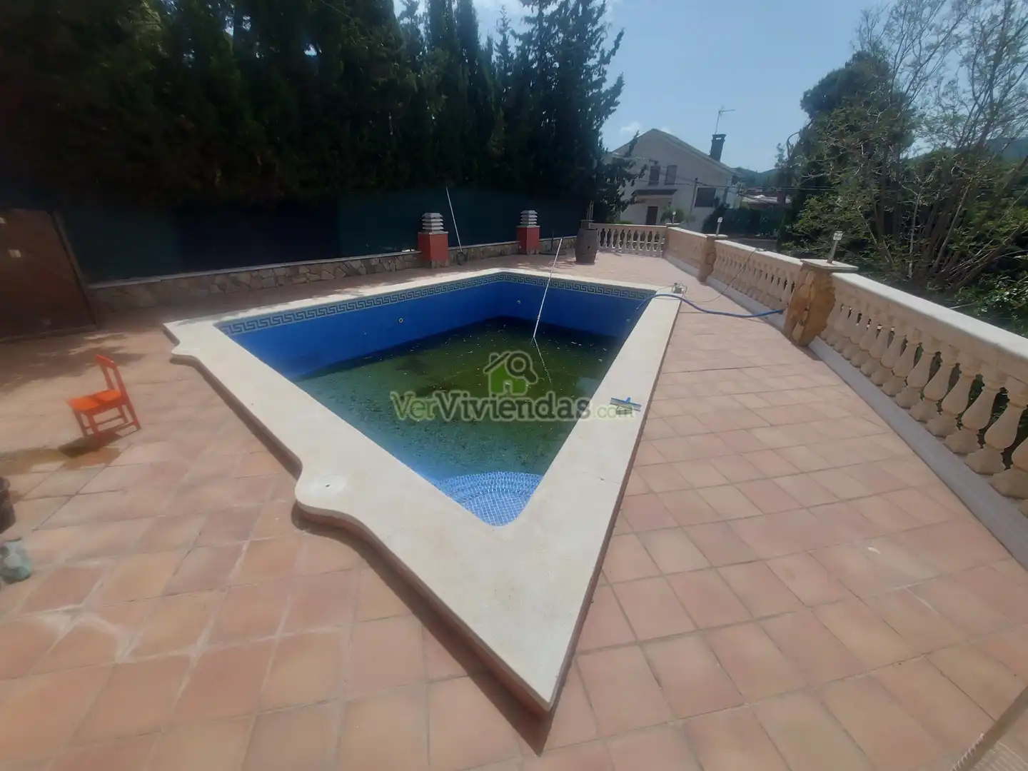 Piscina de Casa o xalet en venda en Vallirana amb Calefacció, Jardí privat i Terrassa