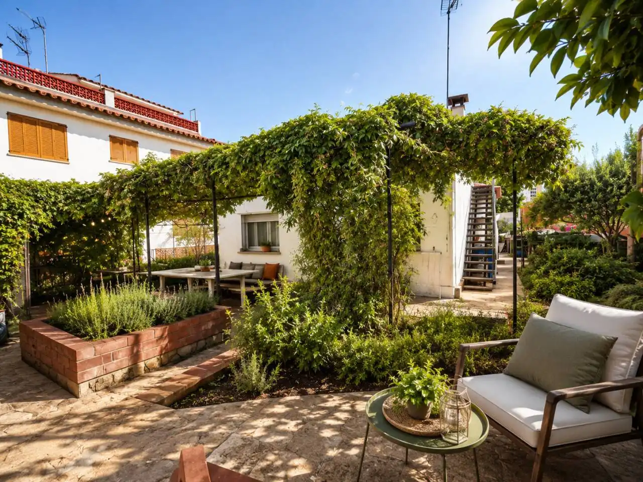 Terrassa de Casa o xalet en venda en Cerdanyola del Vallès amb Calefacció, Jardí privat i Terrassa