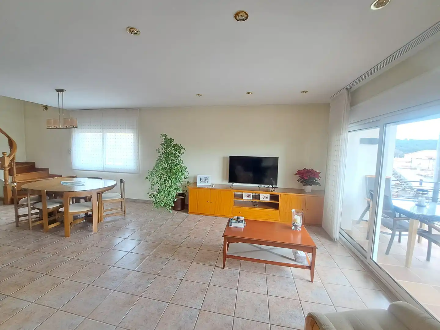 Sala d'estar de Casa o xalet en venda en Breda amb Calefacció, Jardí privat i Terrassa