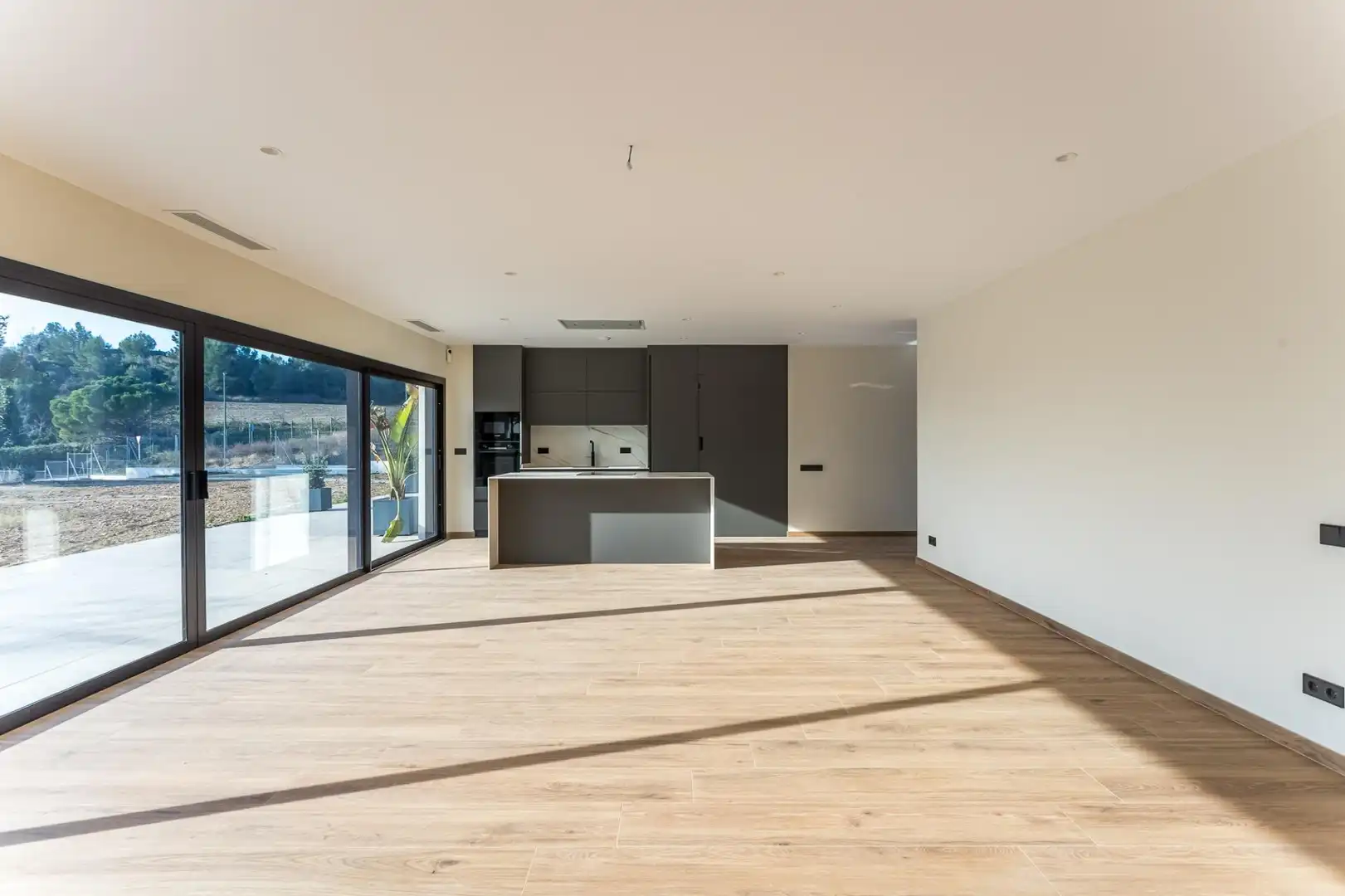 Sala de estar de Casa o chalet de alquiler en Sant Esteve Sesrovires con Calefacción, Jardín privado y Parquet
