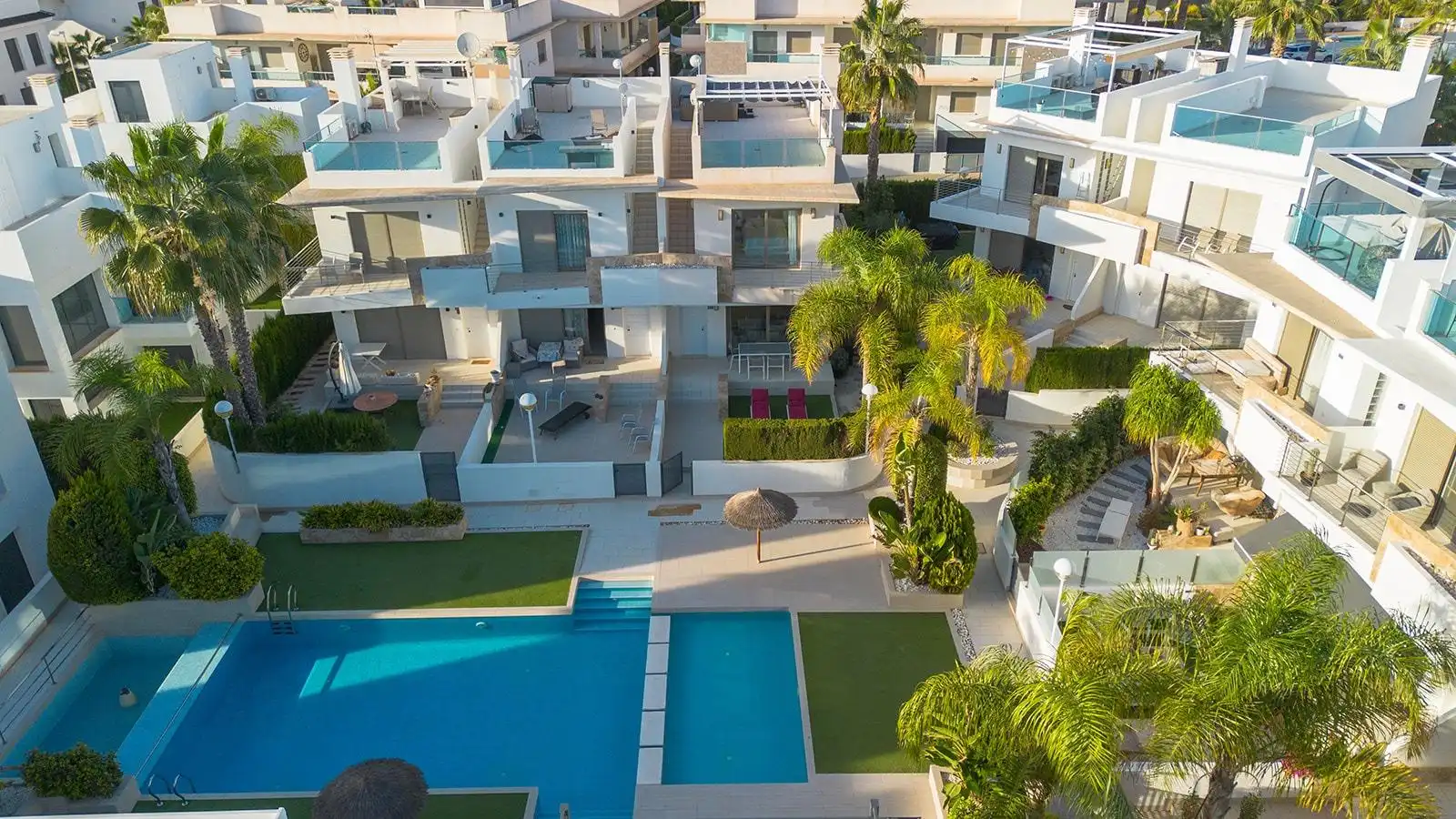 Exterior view of Duplexes for sale in Rojales  with Air Conditioner, Heating and Private garden