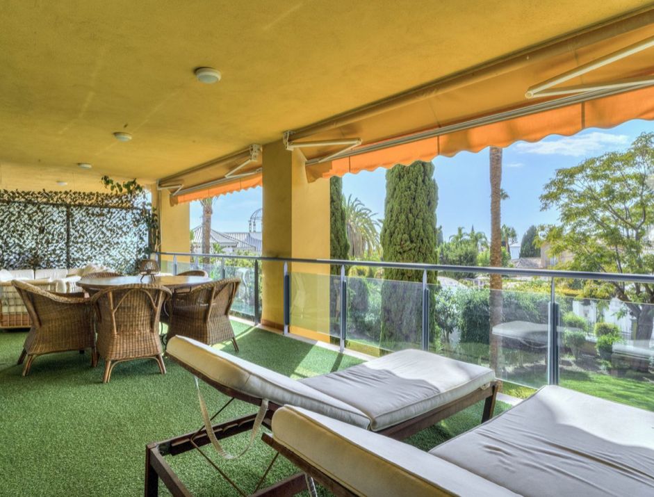 Terrace of Flat for sale in Marbella  with Terrace, Storage room and Furnished