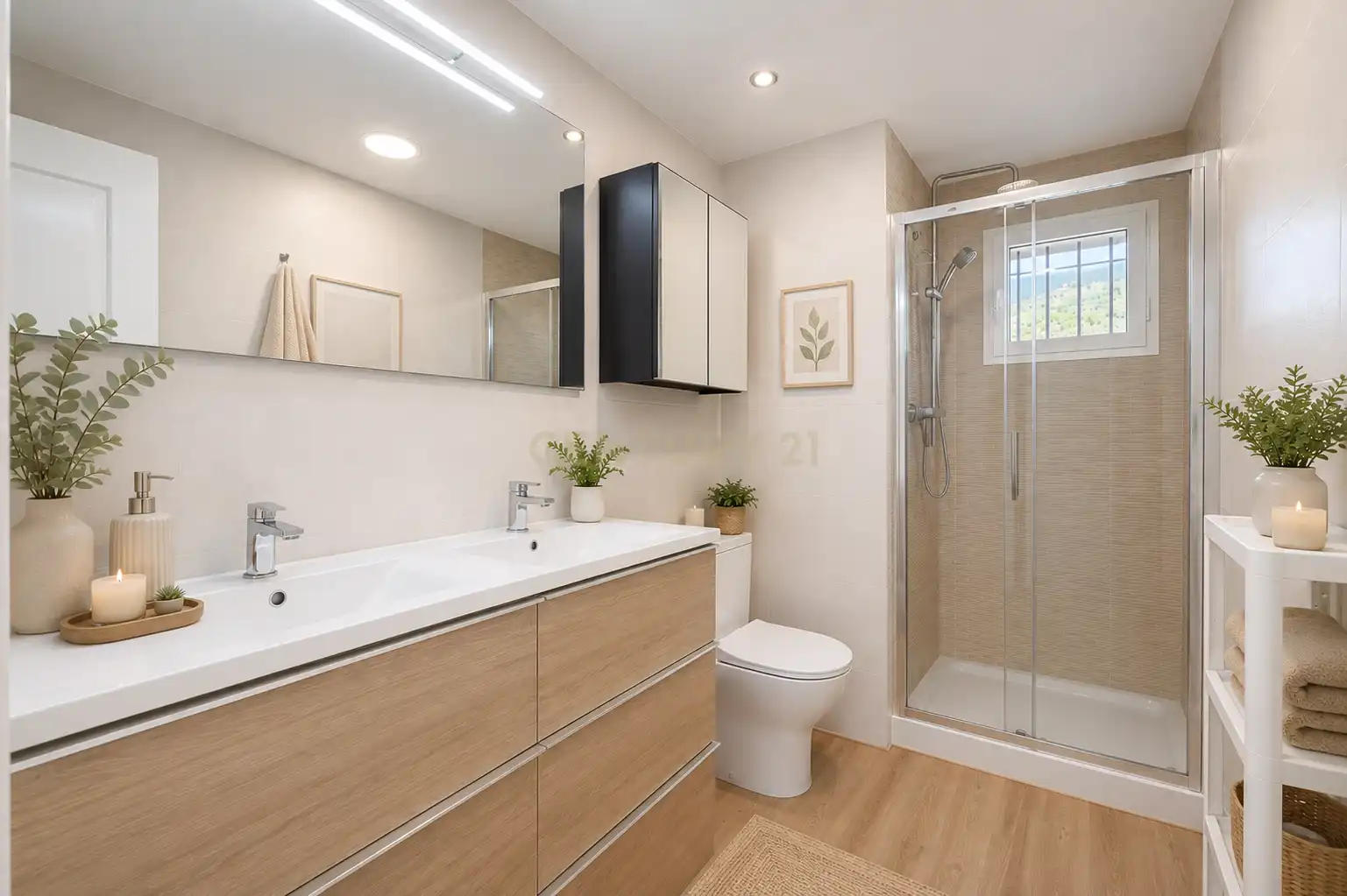Baño de Apartamento en venta en Mutxamel con Aire acondicionado, Trastero y Piscina