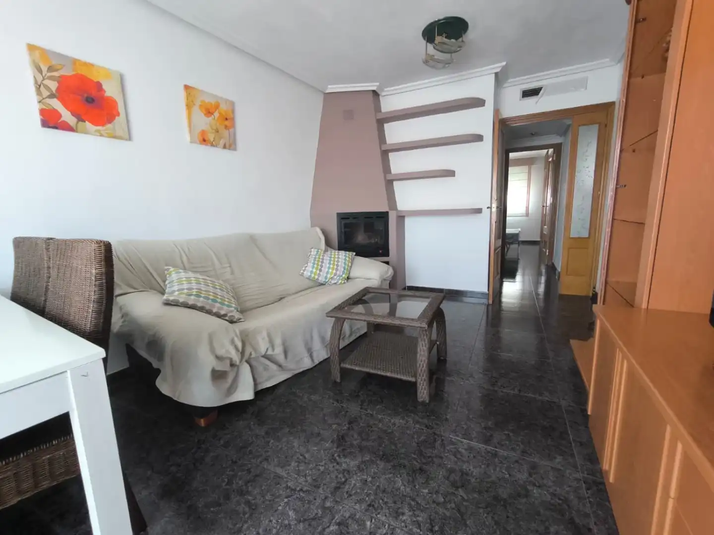 Living room of Flat for sale in Murcia  with Air Conditioner, Heating and Storage room
