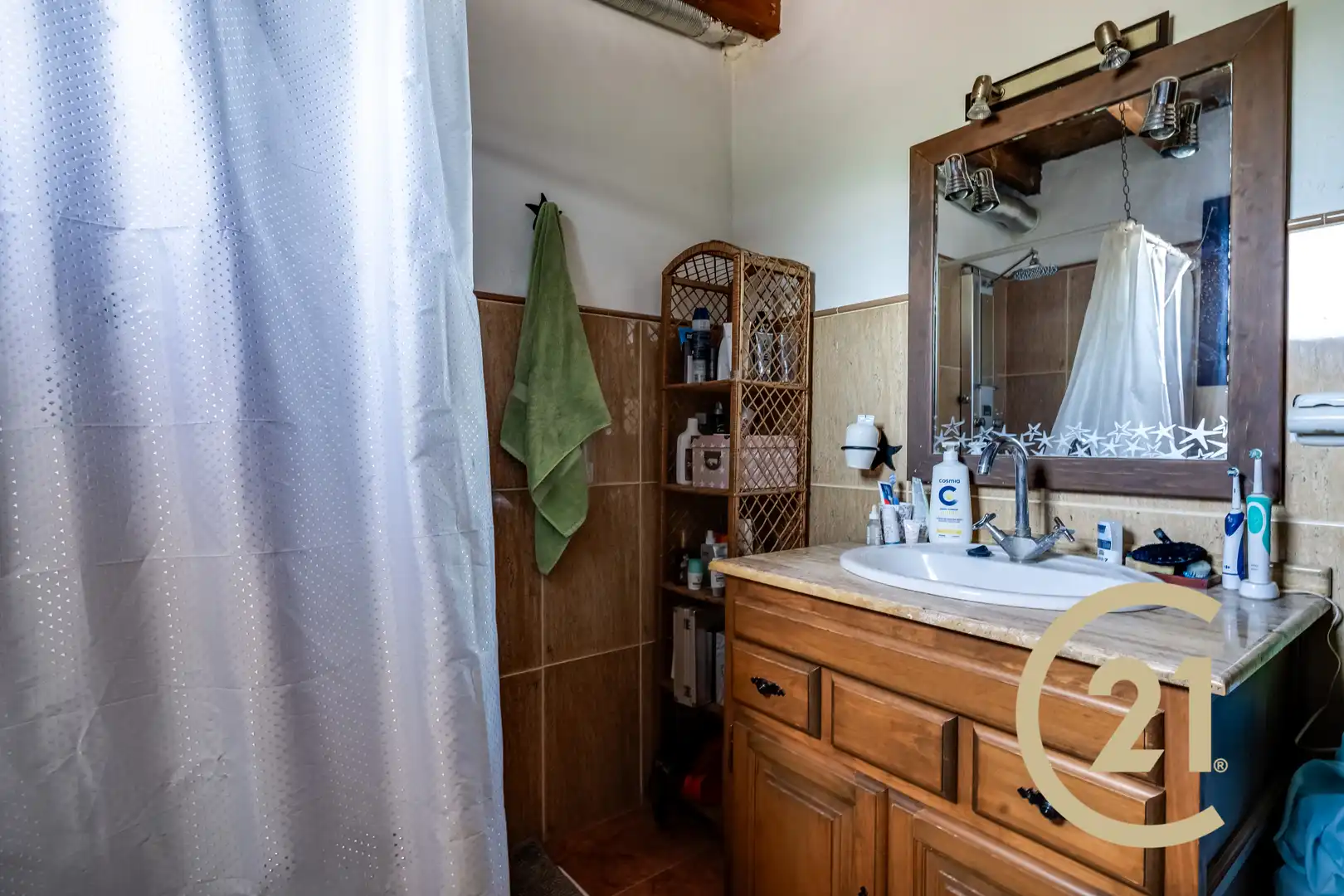 Baño de Finca rústica en venta en Monda con Jardín privado, Terraza y Piscina