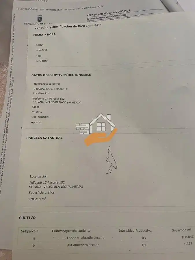 Terrenos y solares en venta en Vélez-Blanco, imagen 12