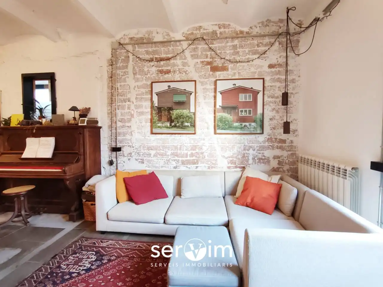 Living room of Houses for sale in Girona  with Heating and Terrace