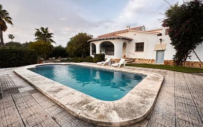 Swimming pool of House or chalet for sale in Dénia  with Air Conditioner, Terrace and Swimming Pool