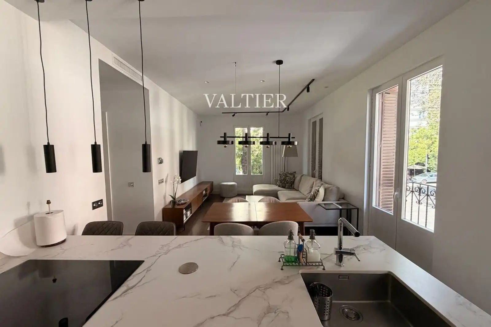 Cocina de Piso de alquiler en Madrid con Aire acondicionado, Terraza y Trastero