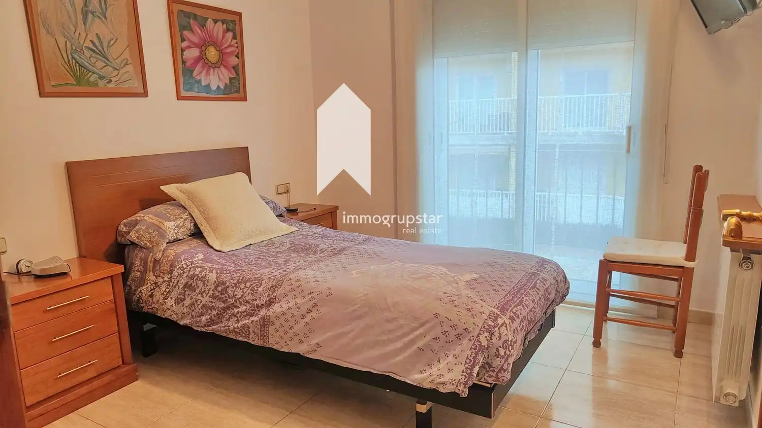 Schlafzimmer von Einfamilien-Reihenhaus zum Verkauf in Castell d'Aro, Platja d'Aro i s'Agaró mit Klimaanlage, Heizung und Terrasse