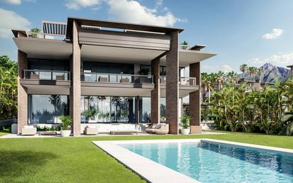 Exterior view of House or chalet for sale in Marbella  with Air Conditioner, Private garden and Terrace