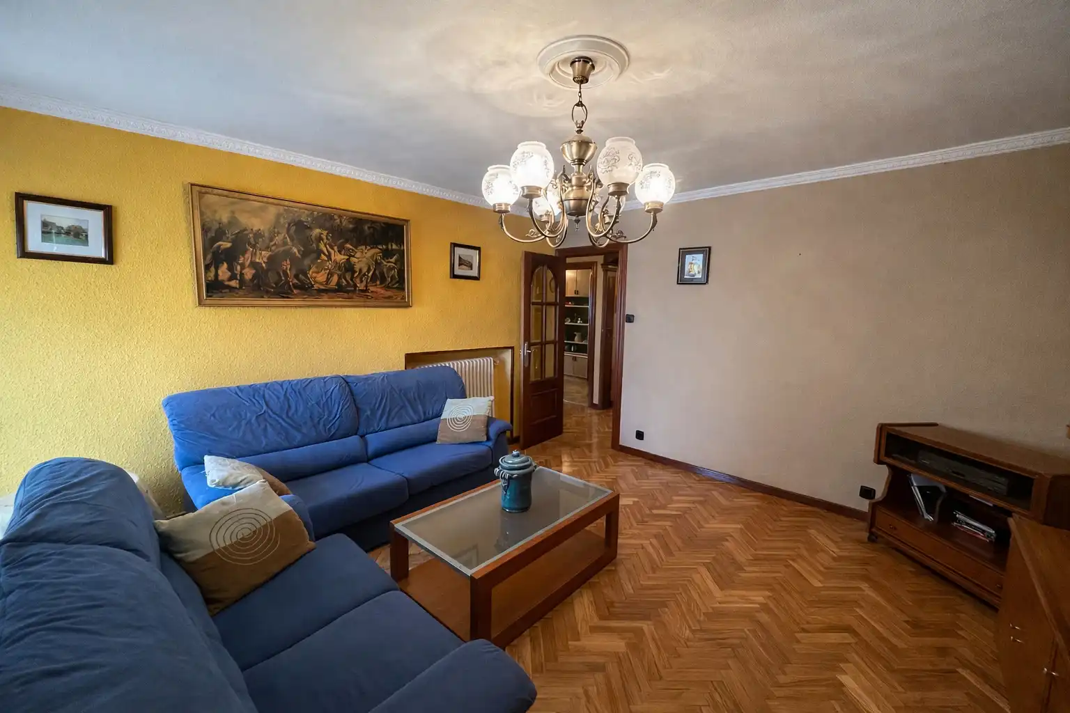 Sala de estar de Piso en venta en Palencia con Calefacción y Amueblado