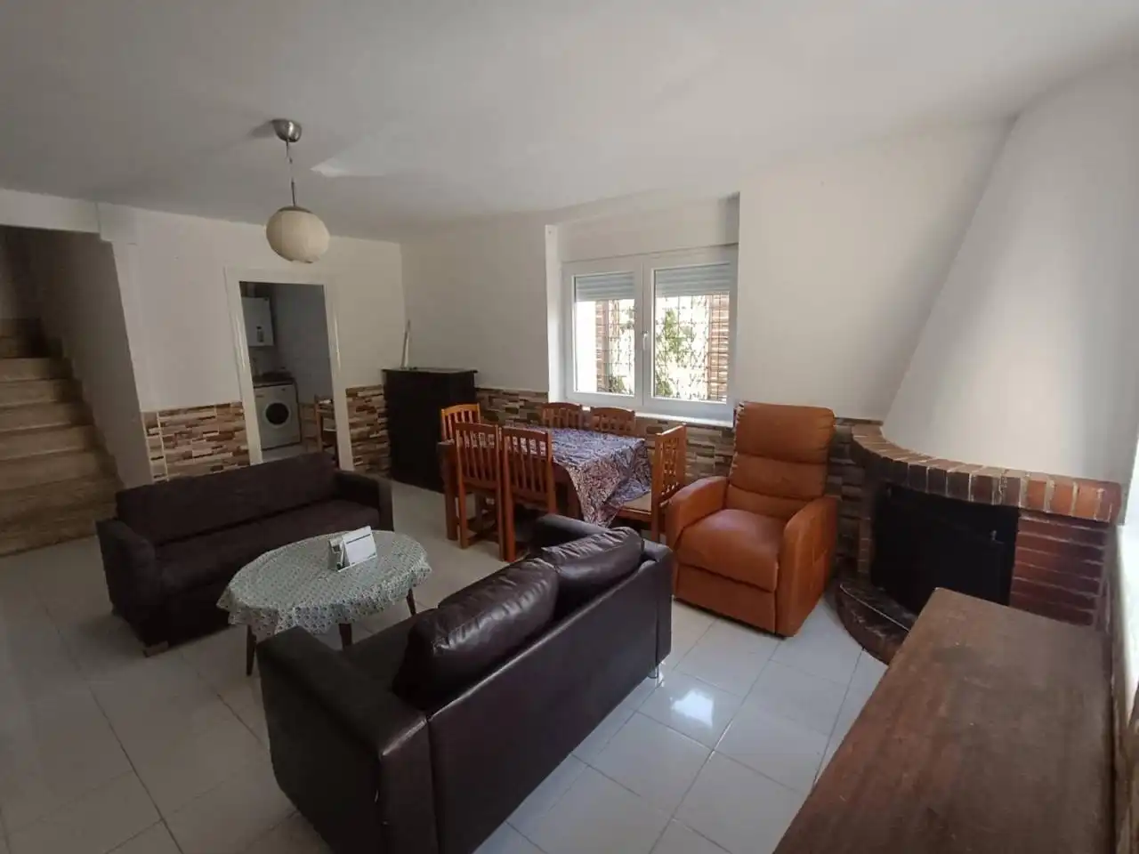 Sala d'estar de Casa o xalet de lloguer en Gargantilla del Lozoya amb Calefacció