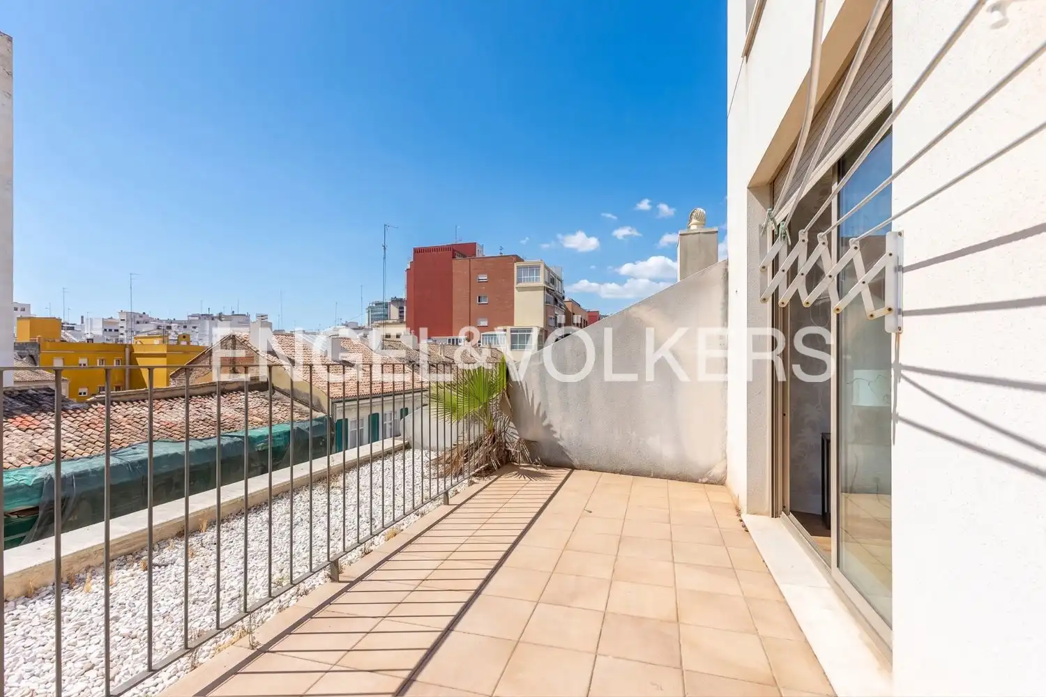 Terraza de Piso de alquiler en Valencia con Aire acondicionado, Calefacción y Jardín privado