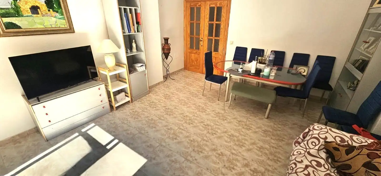 Sala de estar de Piso en venta en El Ejido con Aire acondicionado, Terraza y Amueblado