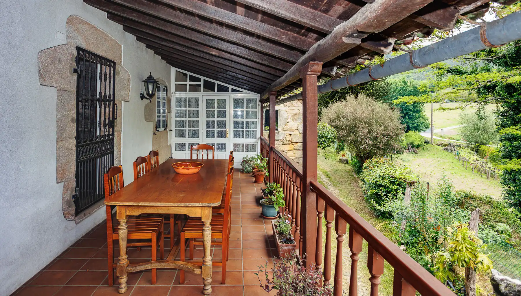 Terrassa de Finca rústica en venda en Vedra amb Moblat