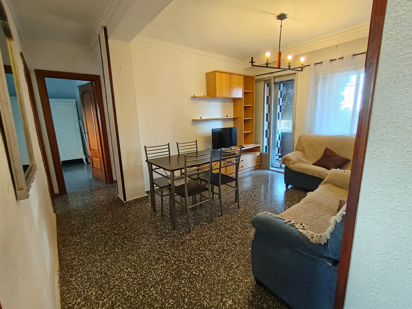 Sala de estar de Piso de alquiler en Granada con Aire acondicionado, Amueblado y Lavadora