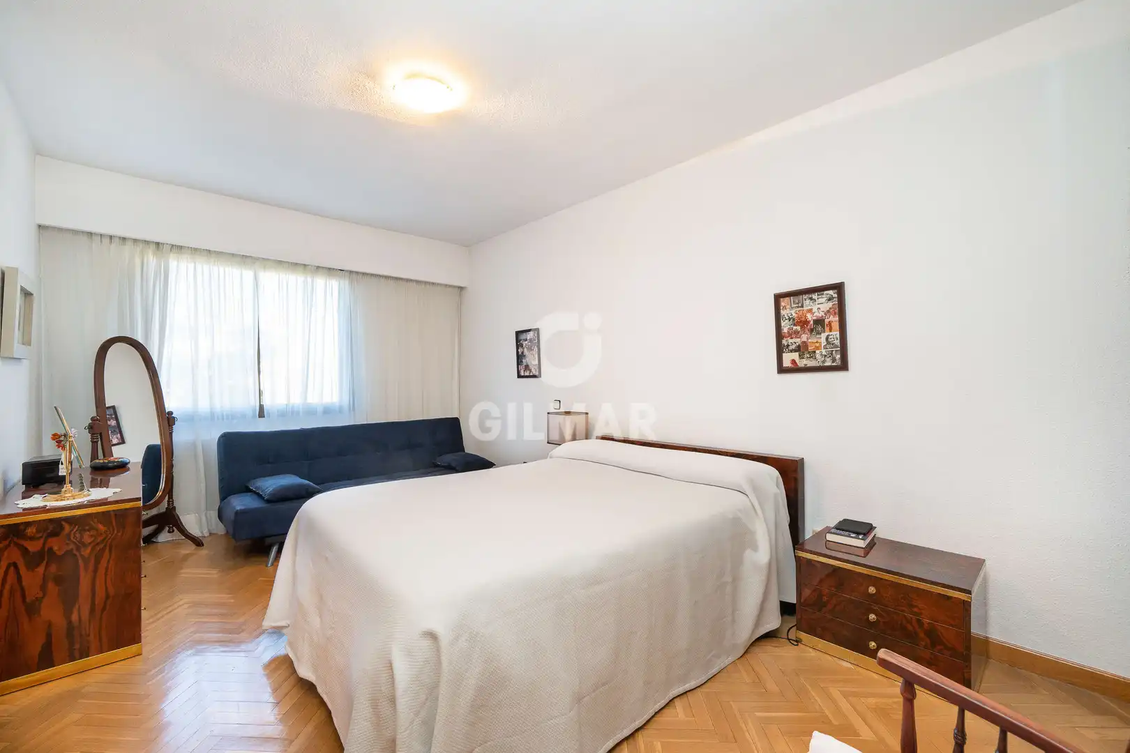 Bedroom of Flat for sale in Madrid  with Heating, Private garden and Storage room