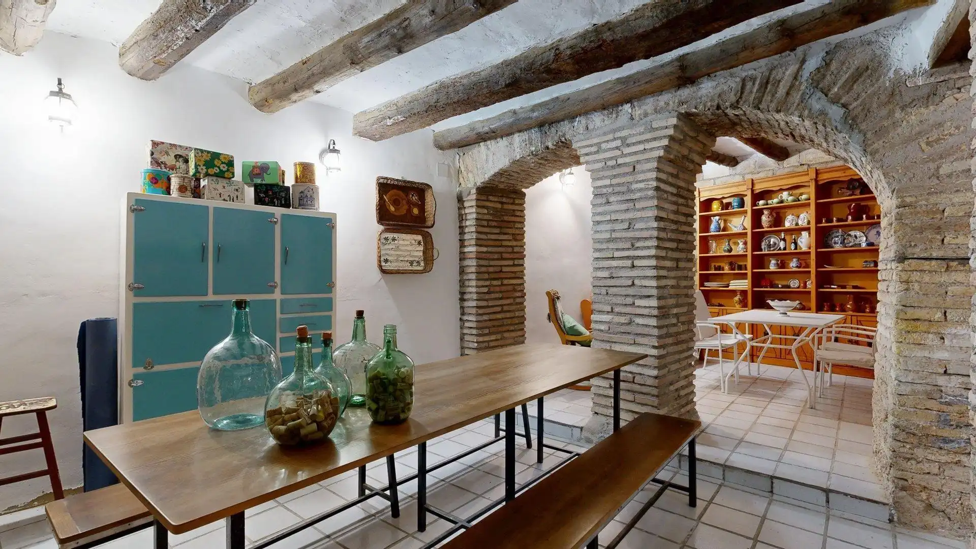 Comedor de Casa o chalet en venta en Magallón con Jardín privado, Terraza y Amueblado