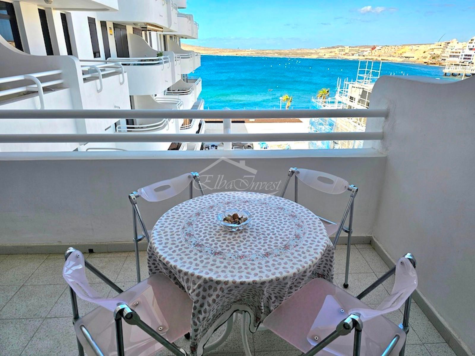Terrace of Flat for sale in Granadilla de Abona  with Terrace, Swimming Pool and Furnished