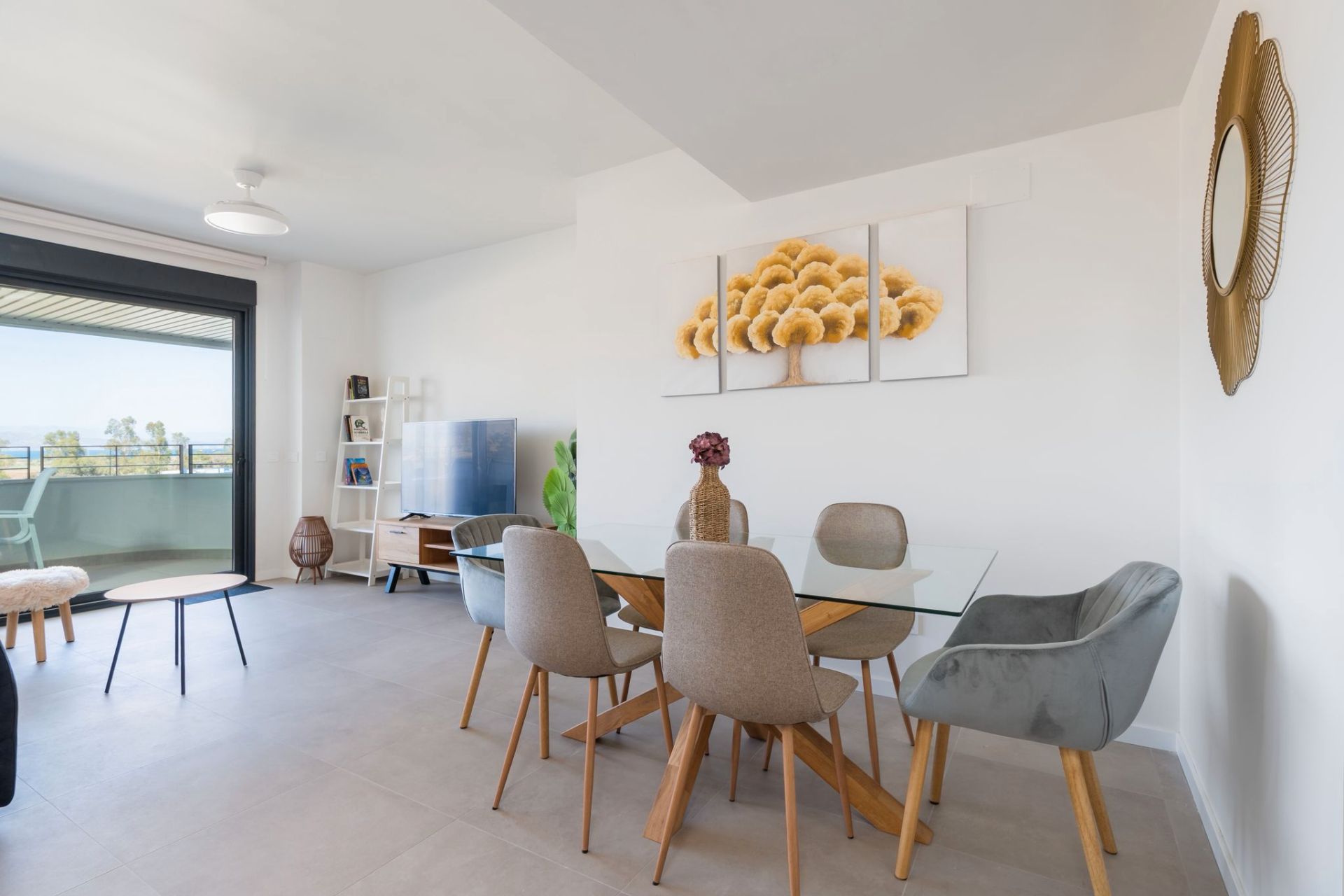 Dining room of Flat to rent in Torremolinos  with Air Conditioner, Terrace and Furnished