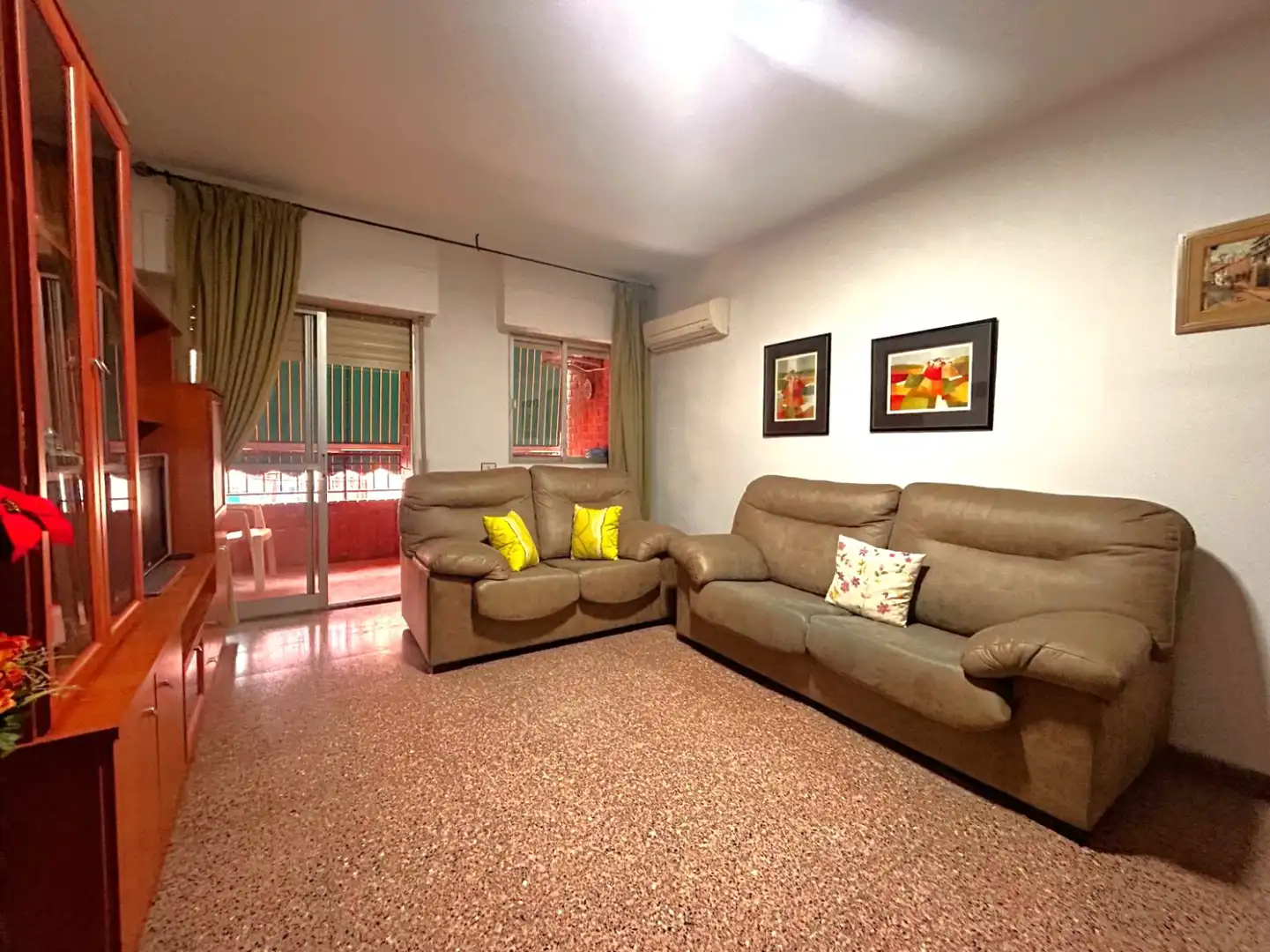 Sala de estar de Piso de alquiler en Abarán, Murcia