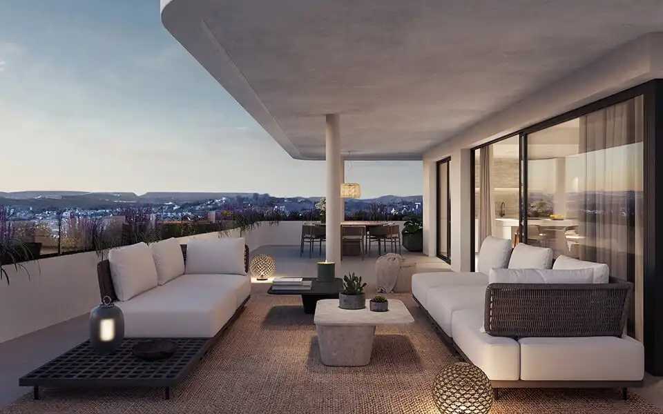 Apartamento con piscina en venta en Estepona Pueblo