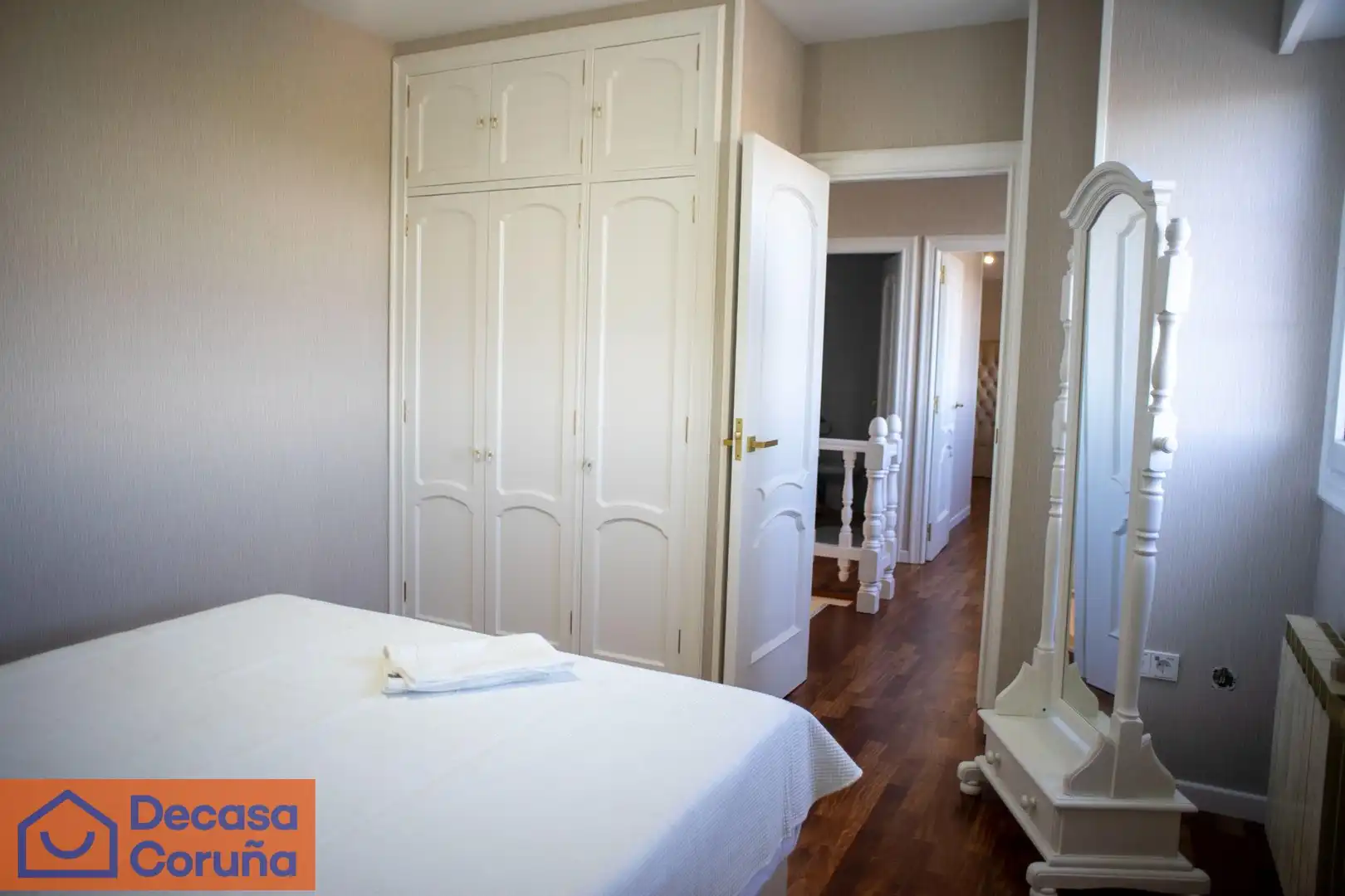 Bedroom of Houses for sale in A Coruña Capital   with Heating, Private garden and Terrace