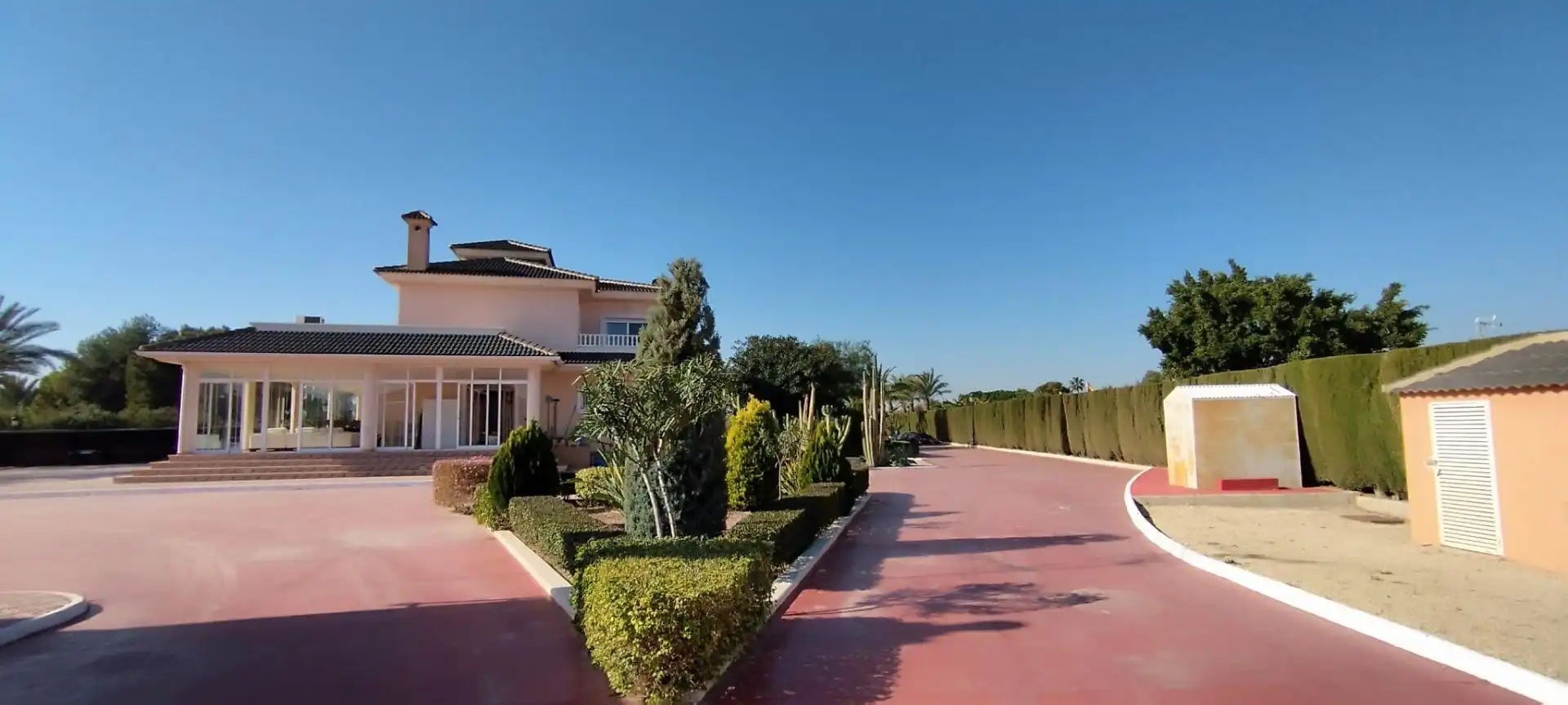 Exterior view of Houses for sale in Elche / Elx  with Air Conditioner, Private garden and Terrace