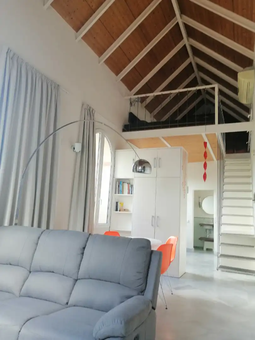 Wohnzimmer von Loft zur Miete in Sevilla mit Klimaanlage, Heizung und Terrasse