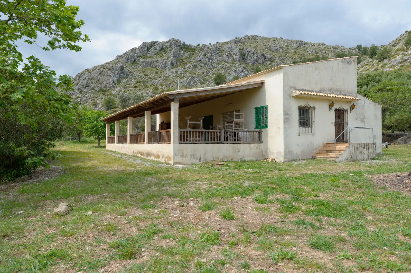 Vista exterior de Finca rústica en venta en Pollença con Jardín privado, Terraza y Piscina