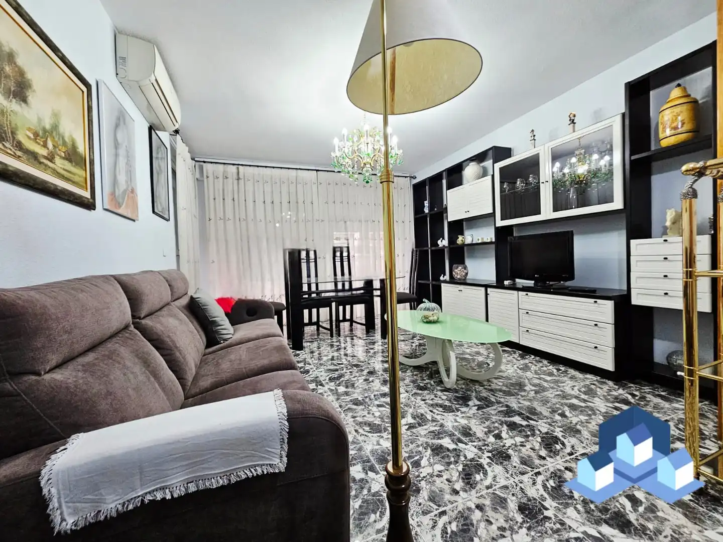 Living room of Flat for sale in Lorca  with Air Conditioner, Heating and Storage room