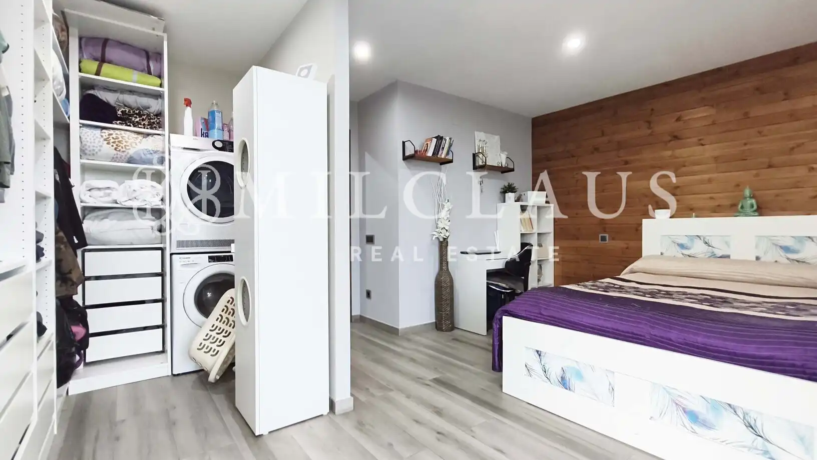 Schlafzimmer von Haus oder Chalet zum Verkauf in Lliçà d'Amunt mit Klimaanlage, Heizung und Privatgarten