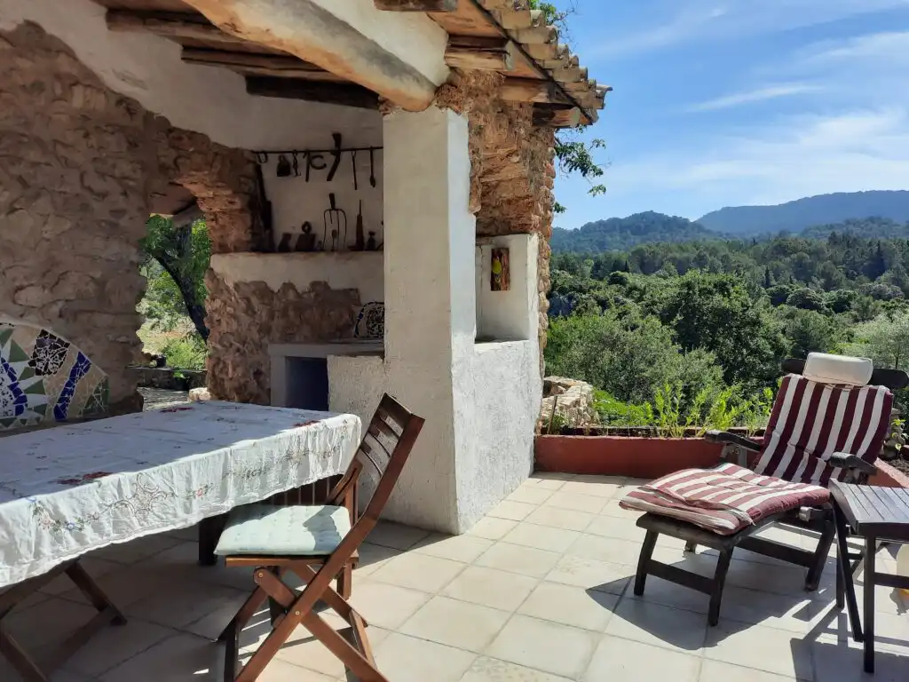 Terrace of Country homes for sale in Villacarrillo  with Air Conditioner, Private garden and Swimming Pool