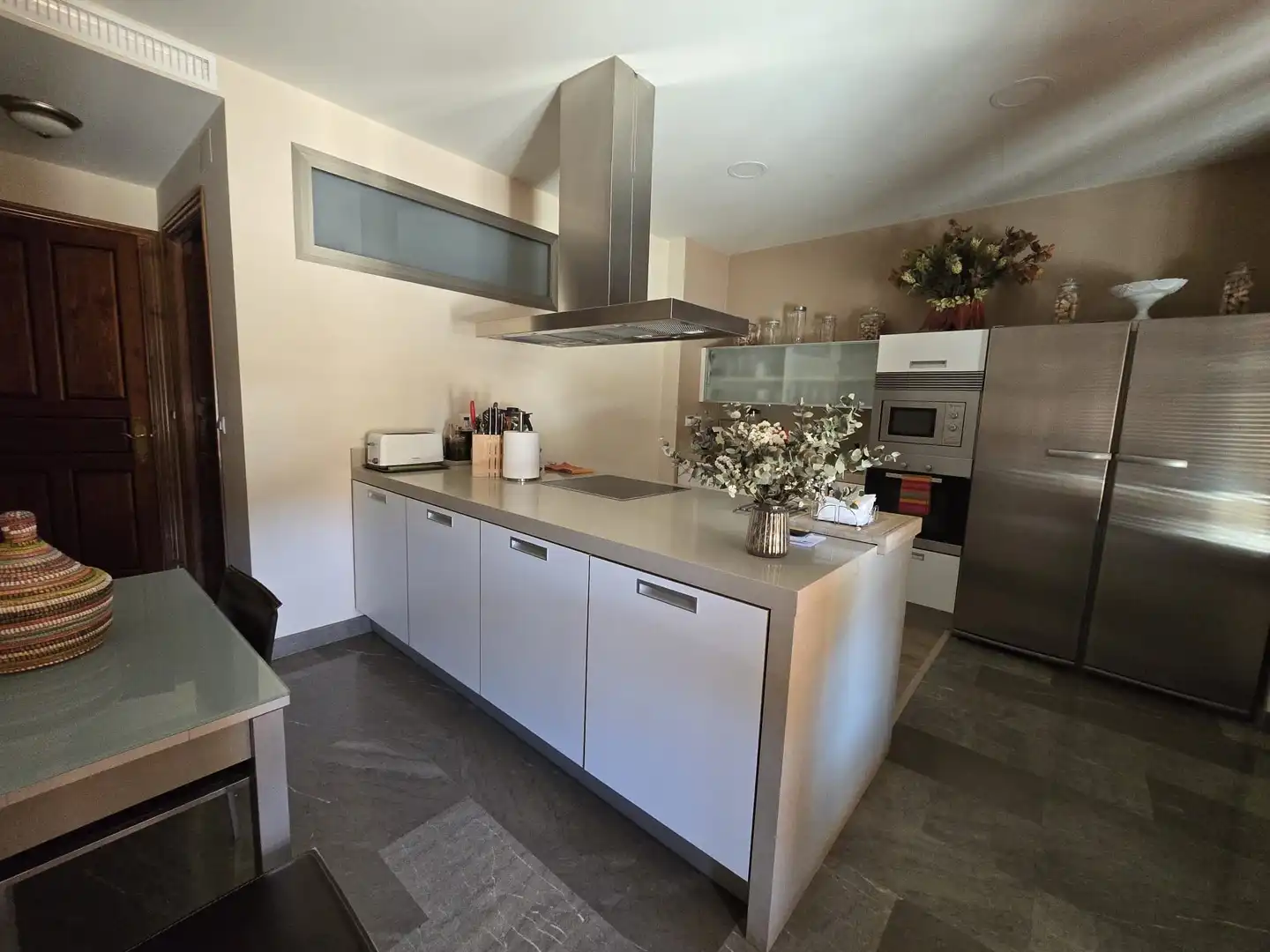 Cocina de Casa o chalet en venta en Villanueva del Ariscal con Aire acondicionado, Jardín privado y Terraza