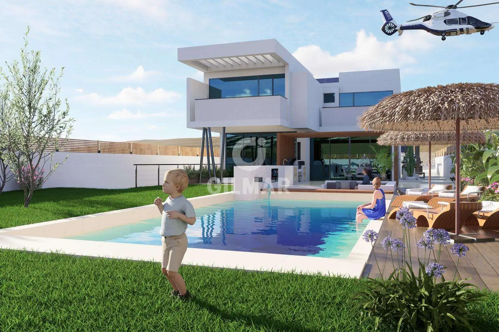Jardí de Casa o xalet en venda en Casares amb Calefacció, Jardí privat i Piscina