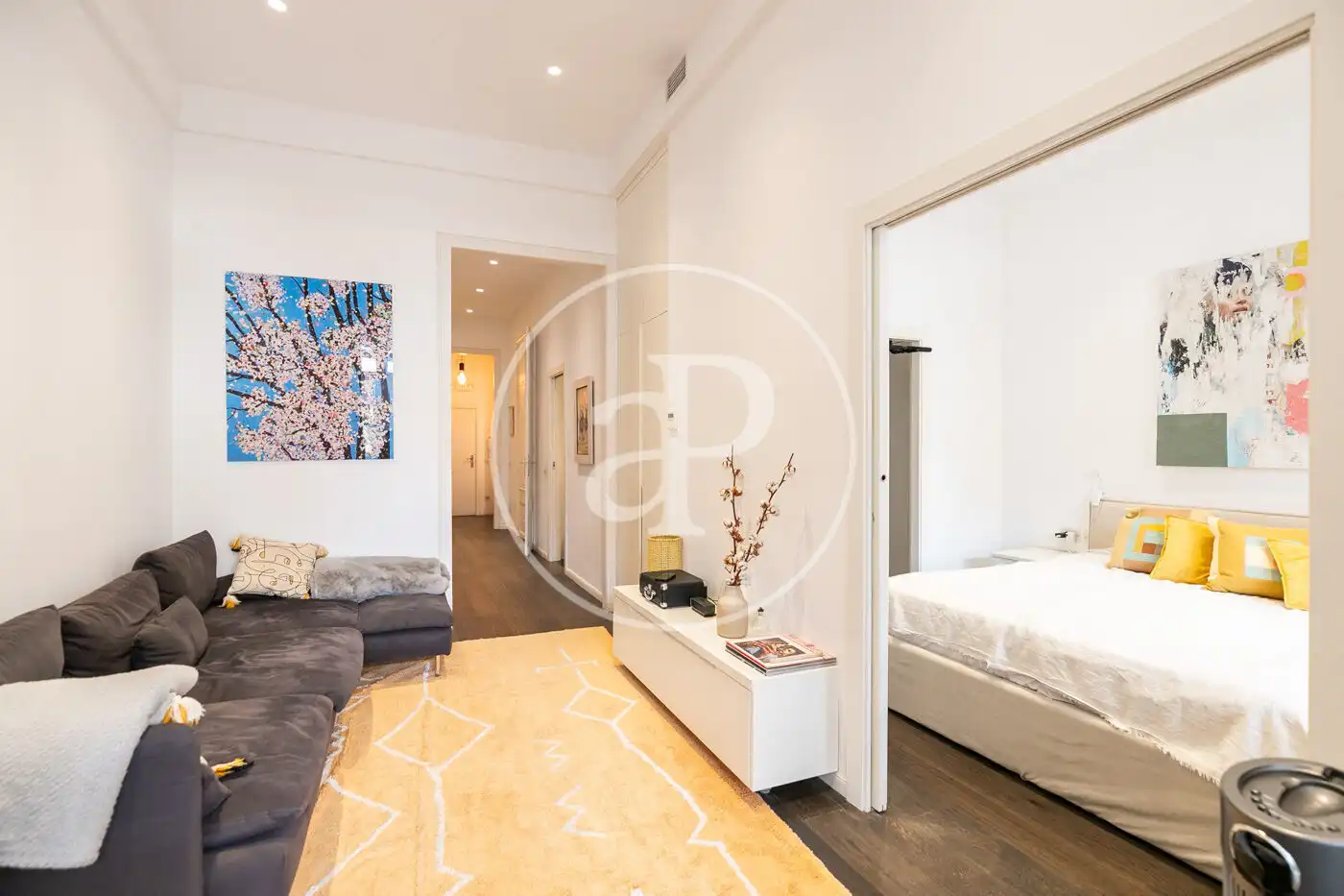 Bedroom of Flat for sale in Barcelona  with Air Conditioner, Heating and Terrace