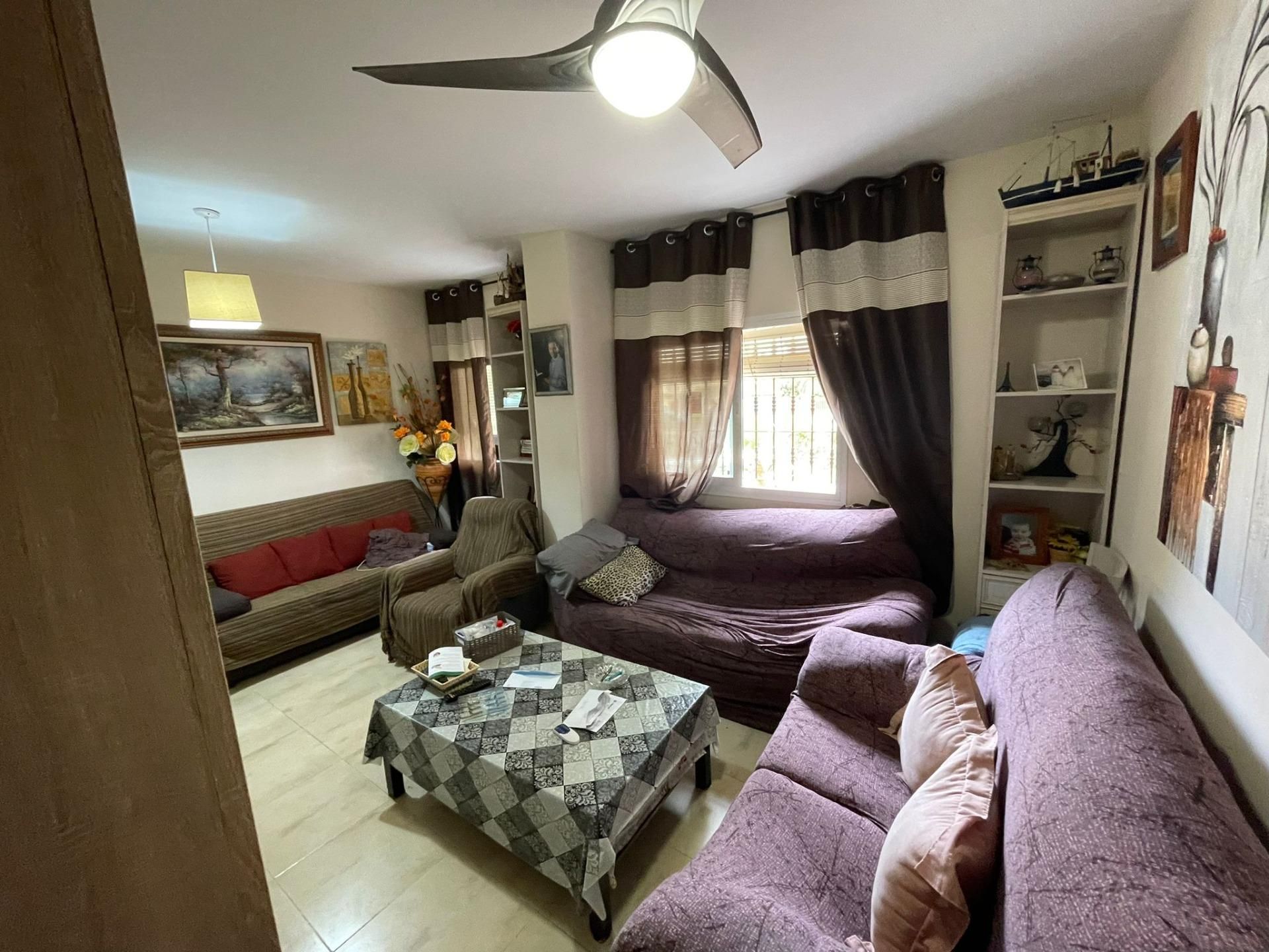 Living room of Flat for sale in Roquetas de Mar