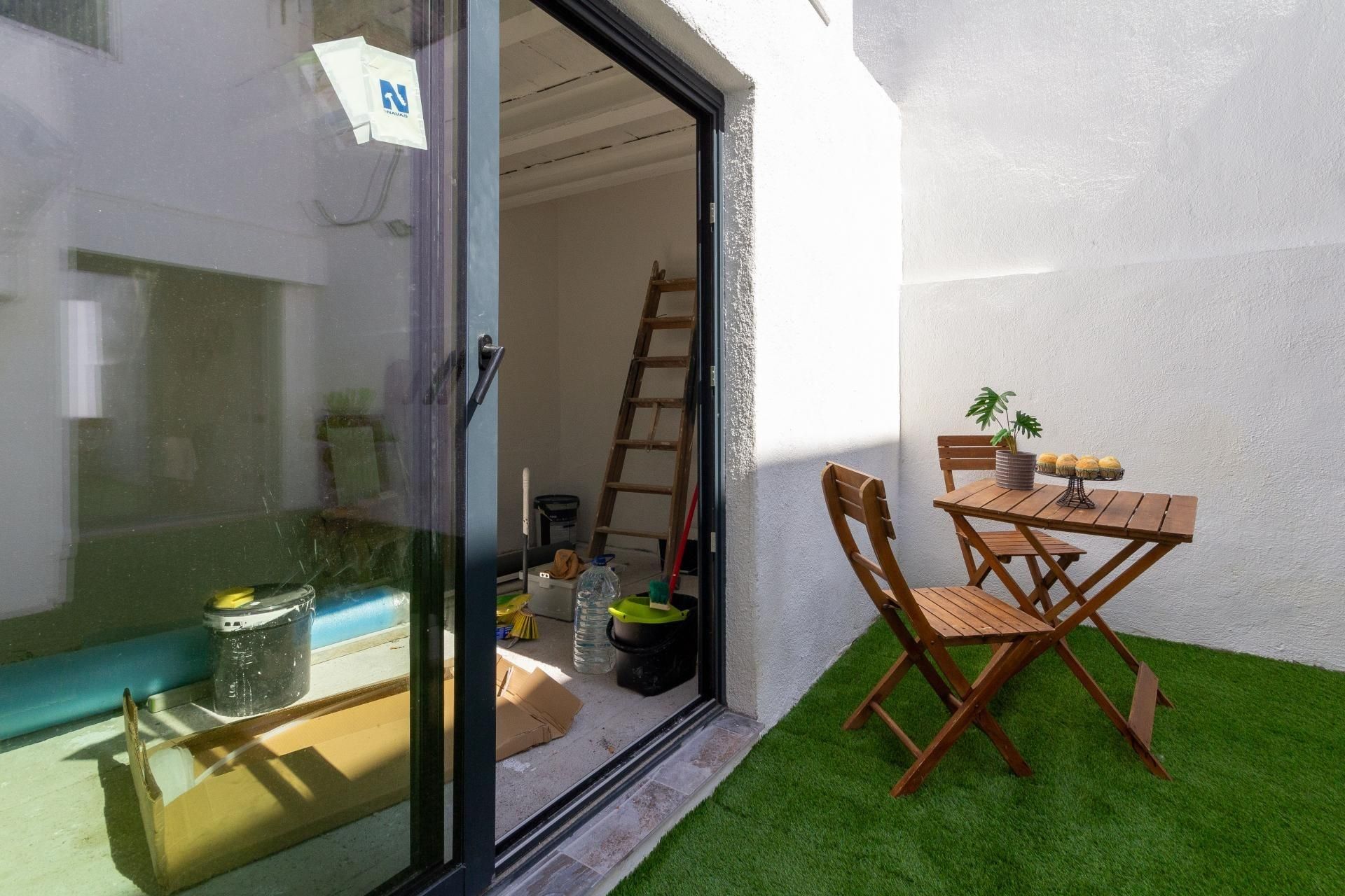 Terrace of Planta baja for sale in Sabadell  with Air Conditioner, Heating and Parquet flooring