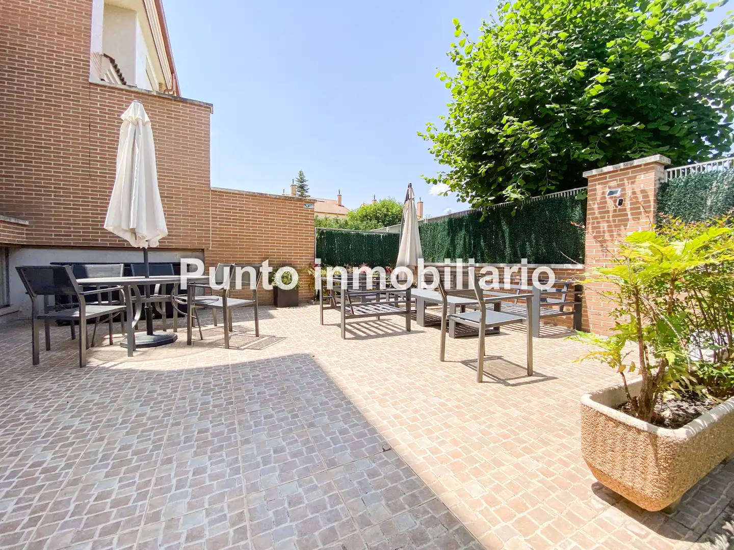 Terraza de Casa adosada de alquiler en Valladolid con Aire acondicionado, Calefacción y Jardín privado