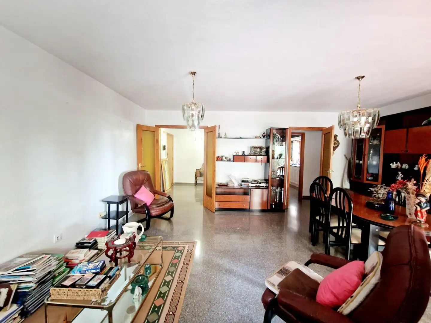 Sala de estar de Piso en venta en Águilas con Jardín privado, Terraza y Amueblado