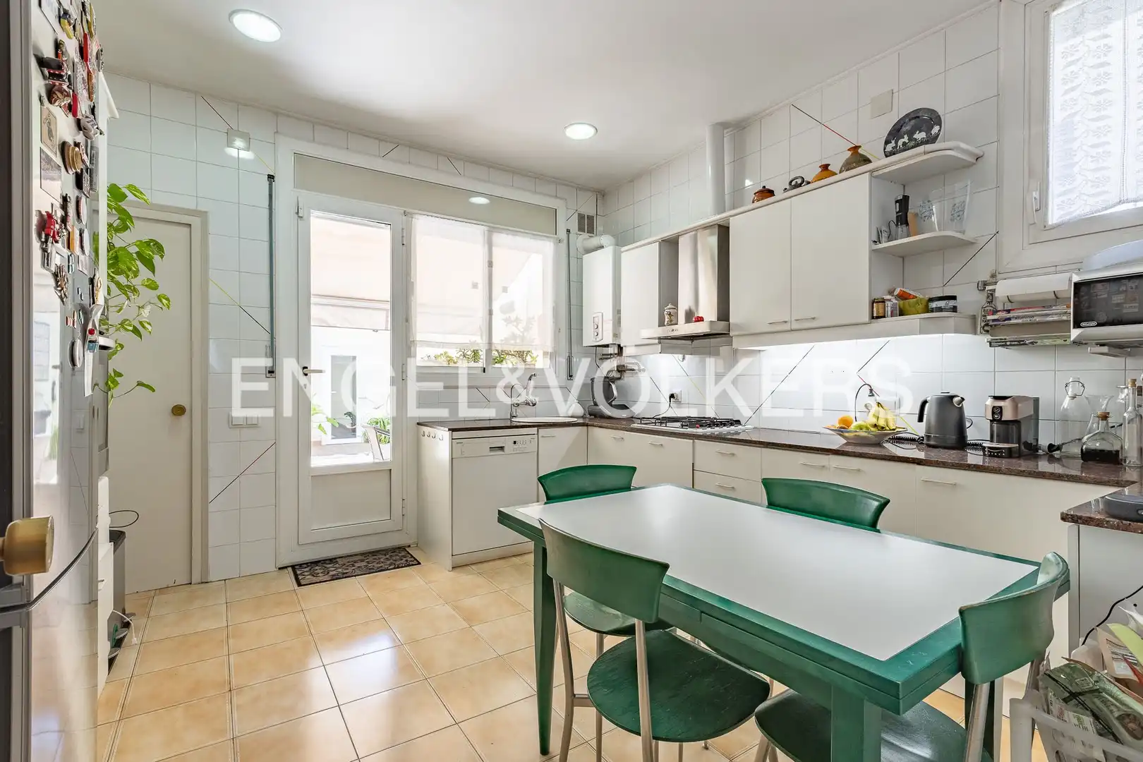 Cocina de Casa adosada en venta en Sabadell con Aire acondicionado, Calefacción y Parquet