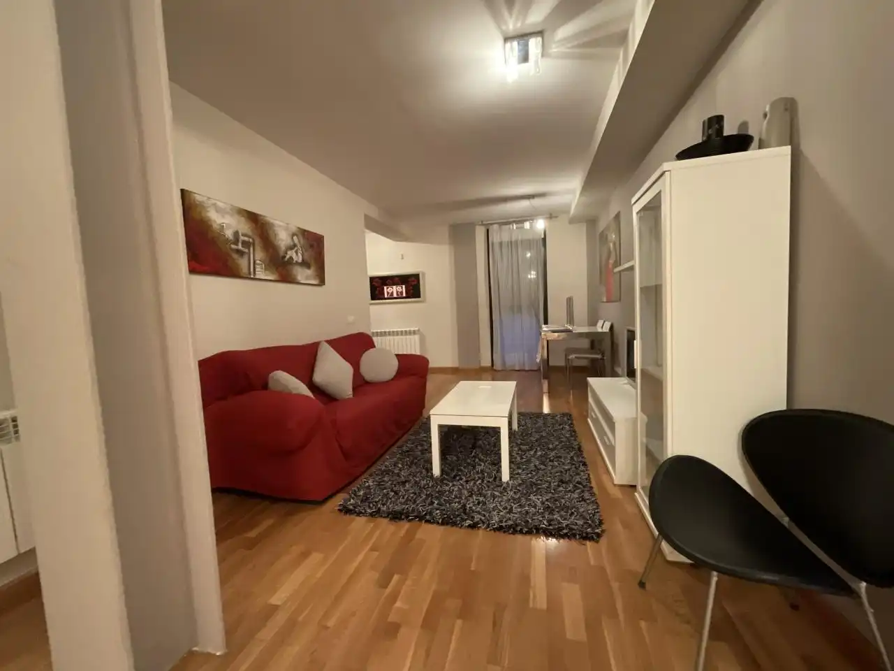 Sala de estar de Piso en venta en Cirueña con Calefacción, Trastero y Amueblado